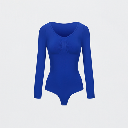 Bodysuit Sculpting Shapewear longsleeve with string - Secret Sale (#2)