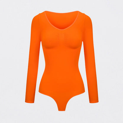 Bodysuit Sculpting Shapewear longsleeve with string (#2)