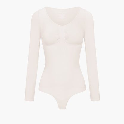 Bodysuit Sculpting Shapewear longsleeve with string (#2)