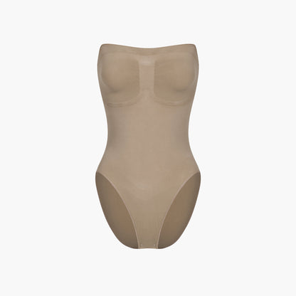 Strapless bodysuit sculpting shapewear with briefs - Secret Sale