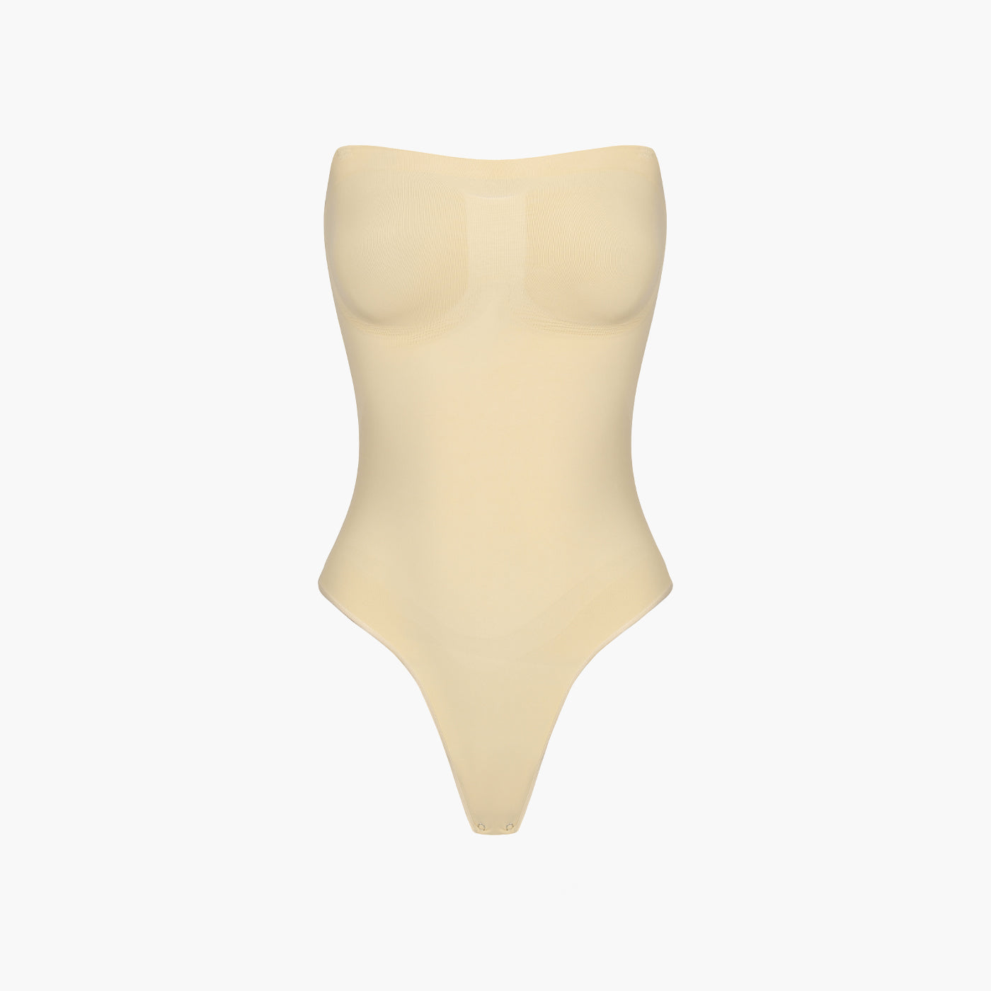 Strapless bodysuit sculpting shapewear with thong - Secret Sale