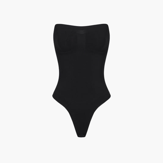Strapless bodysuit sculpting shapewear with thong - Secret Sale