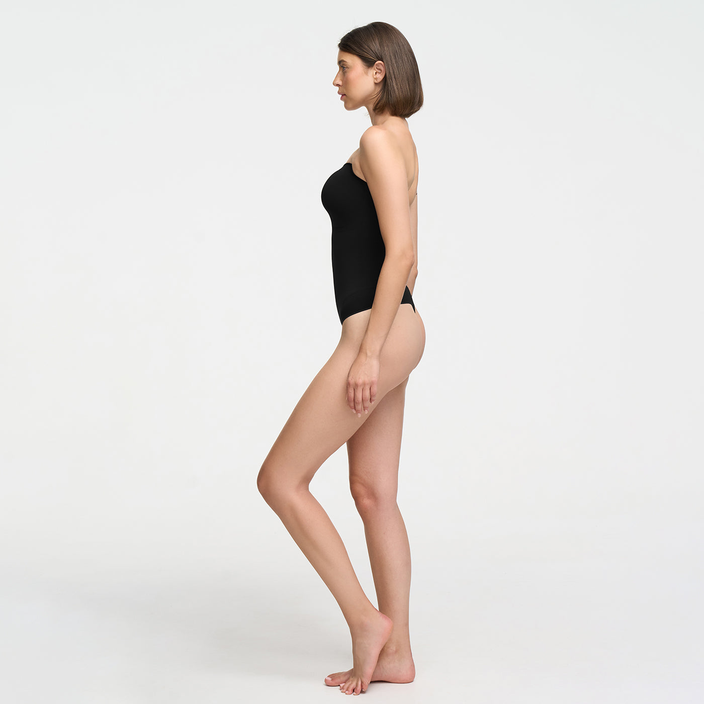 Strapless bodysuit sculpting shapewear with thong - Secret Sale