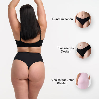 High-waist thong