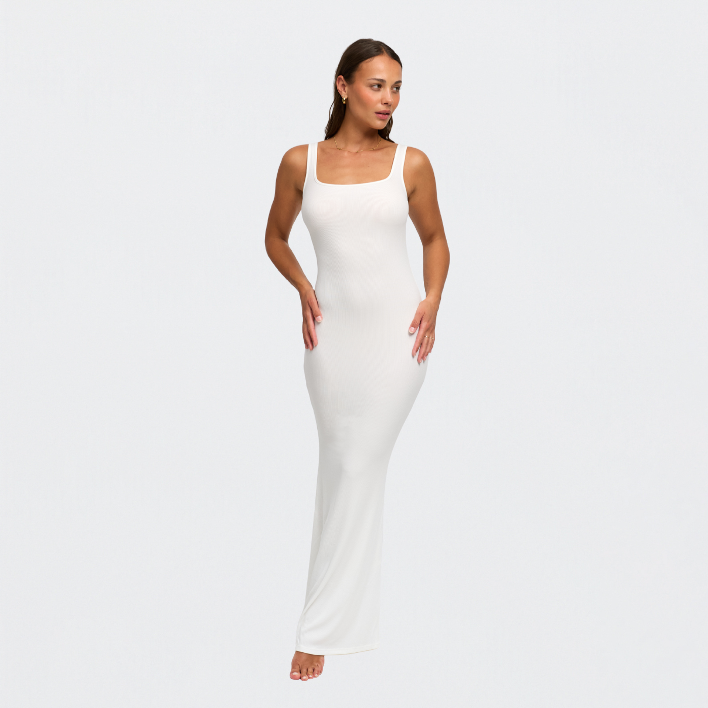 Ribbed tank top maxi dress - Secret Sale
