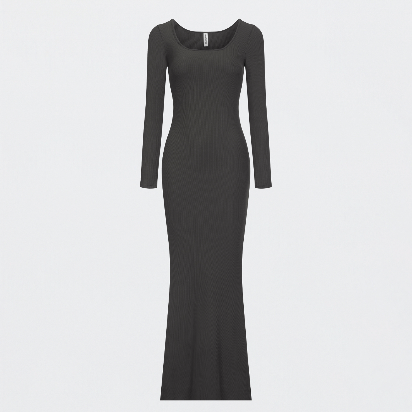 Ribbed long sleeve maxi dress - Secret Sale