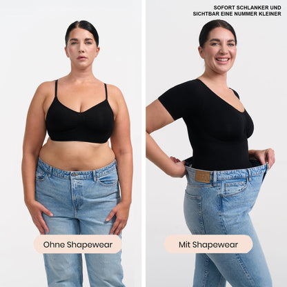 Bodysuit Sculpting Shapewear T-shirt with string