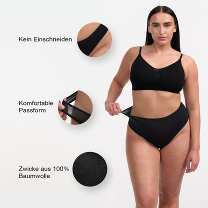 High-waist thong