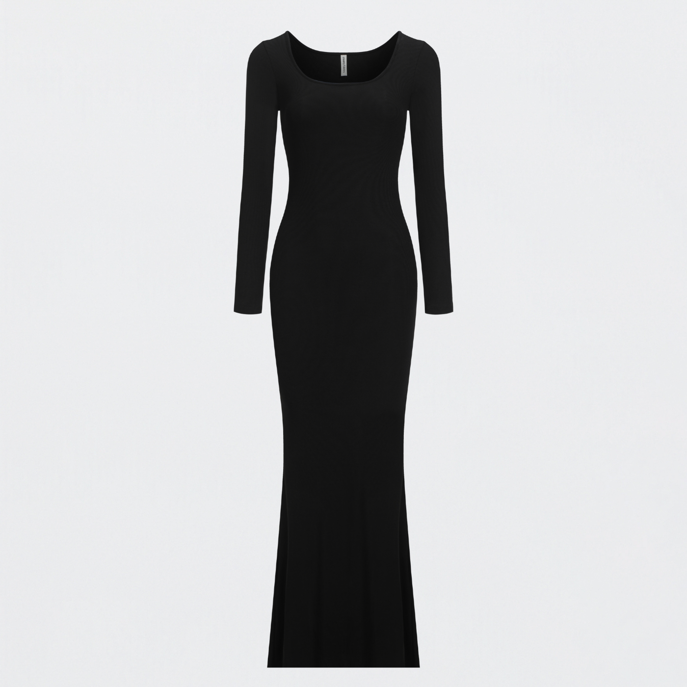 Ribbed long sleeve maxi dress - Secret Sale