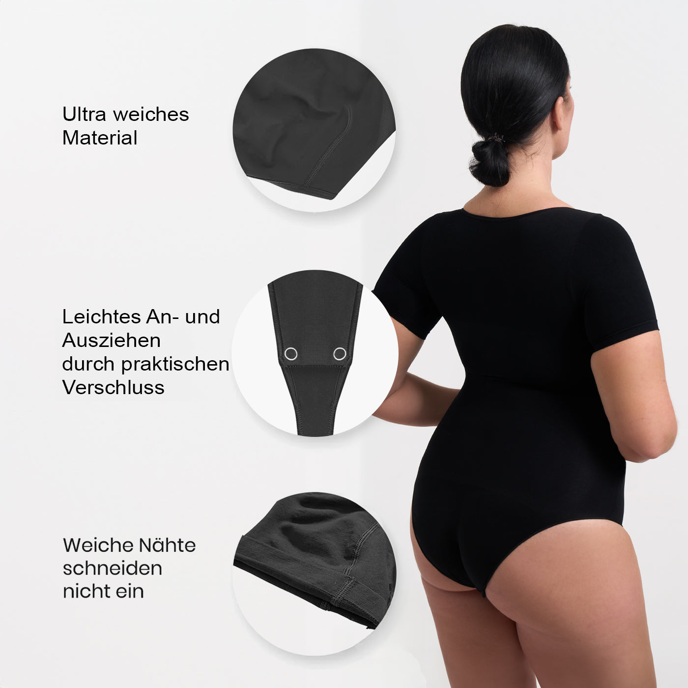 Bodysuit Sculpting Shapewear T-shirt with briefs