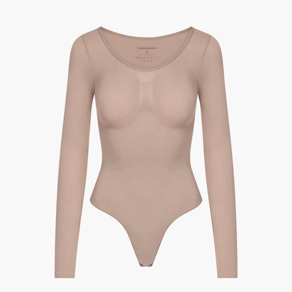 Bodysuit Sculpting Shapewear longsleeve with string