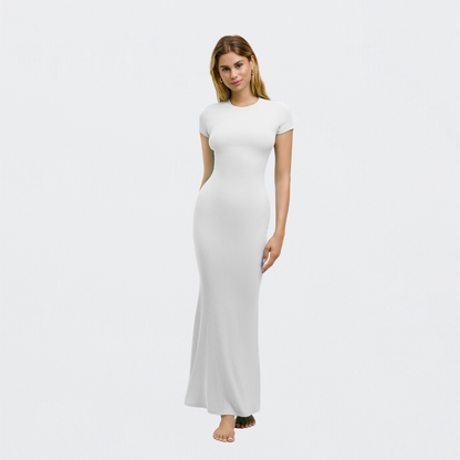 Ribbed T-shirt maxi dress - Secret Sale