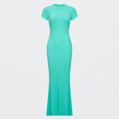 Ribbed T-shirt maxi dress - Secret Sale