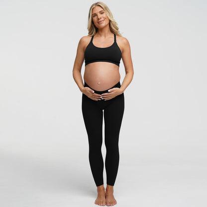 Seamless nursing bra with back support