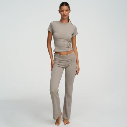 Cotton Flared Bootcut Leggings
