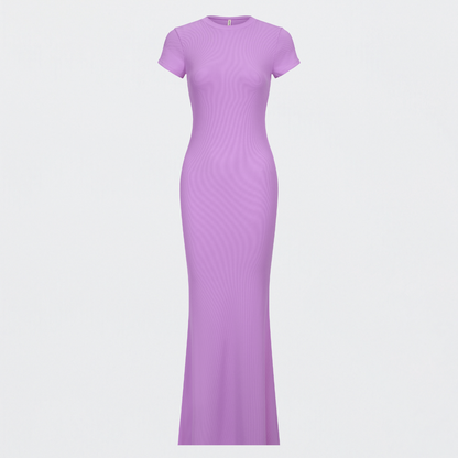 Ribbed T-shirt maxi dress - Secret Sale