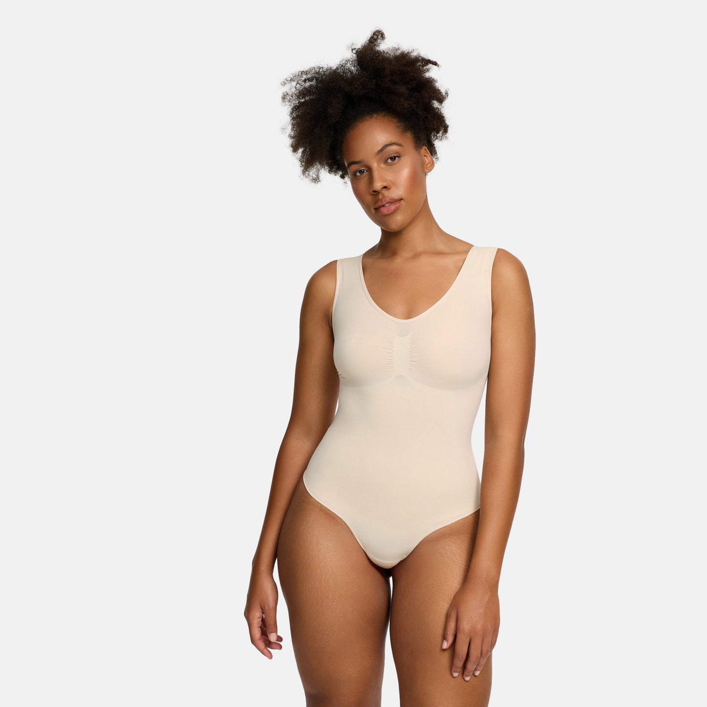 Tank Bodysuit Sculpting Shapewear with String - Secret Sale (#2)
