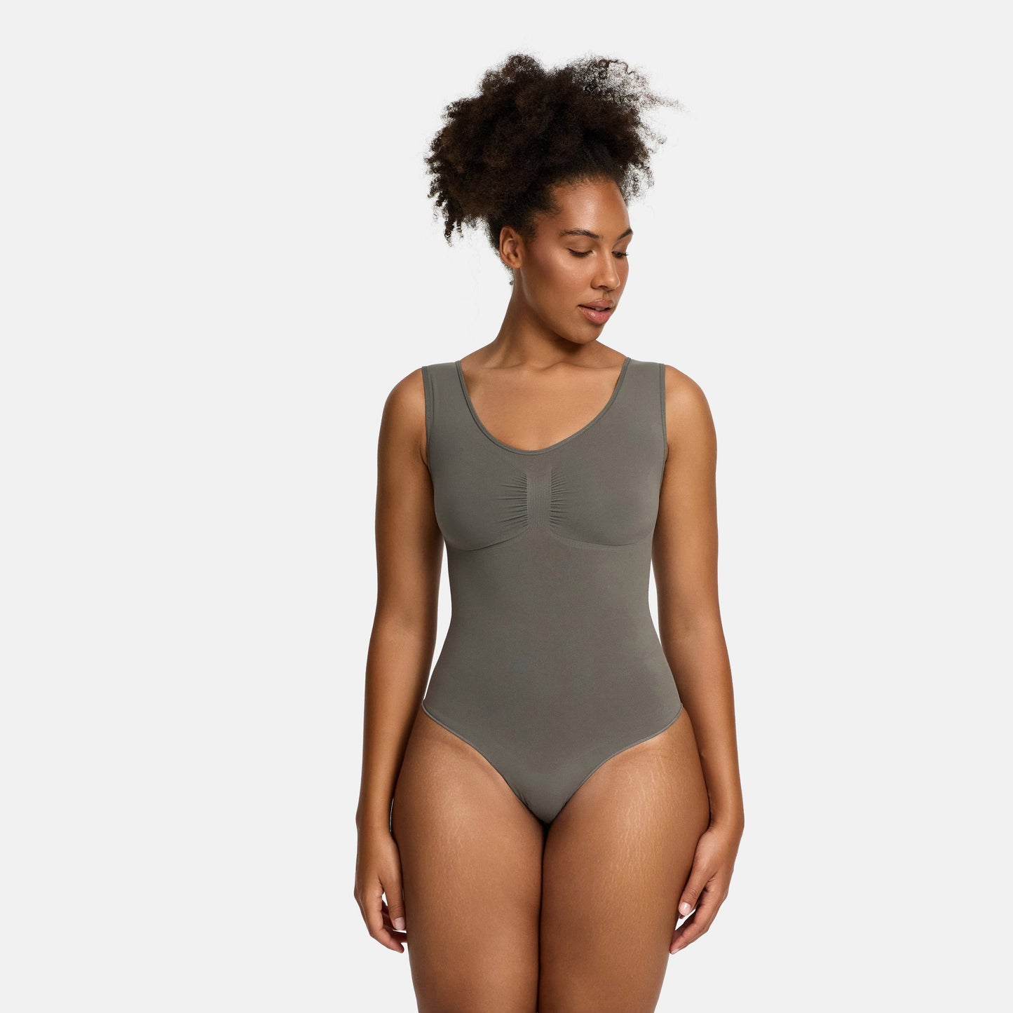 Tank Bodysuit Sculpting Shapewear with String - Secret Sale (#2)