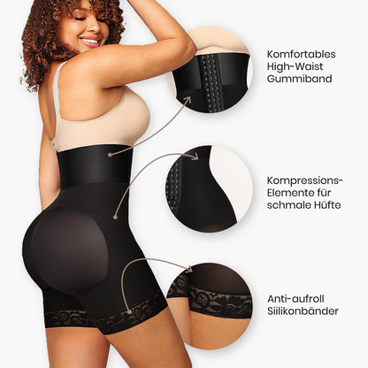 High-waisted shape shorts with butt lift and tummy support - (Secret Sale)