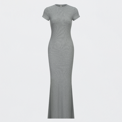 Ribbed T-shirt maxi dress - Secret Sale