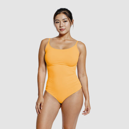 Shaping - swimsuit with gathers